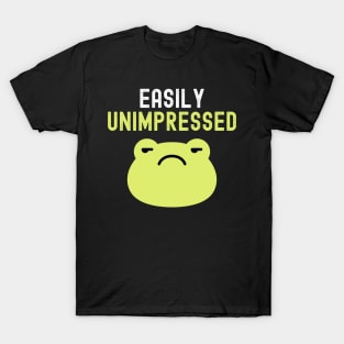 Unimpressed Frog Funny Saying Sarcastic T-Shirt